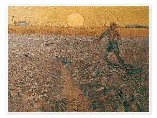 El Sembrador, 1888 de Vincent van Gogh Granger Collection