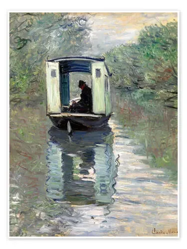 El taller en el barco de Claude Monet Master Collection