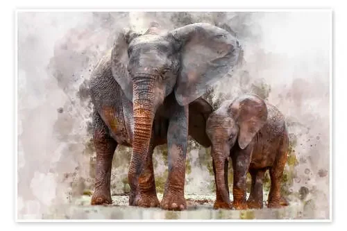 Elefantes I de Peter Roder