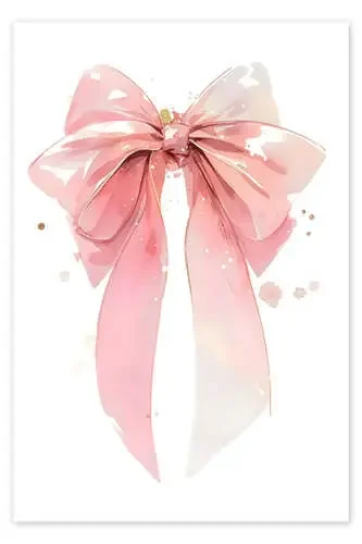 Elegant Pink Bow de Creative Studio