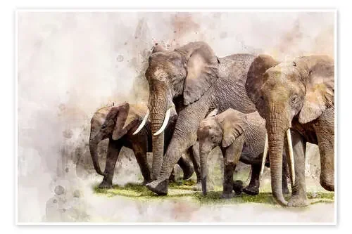Elephants II de Peter Roder