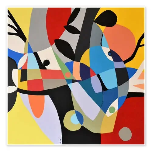 Elogio de los colores – Composición geométrica de Sophie Duplain