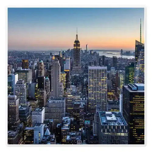 Empire State Building en el atardecer de Nueva York Editors Choice
