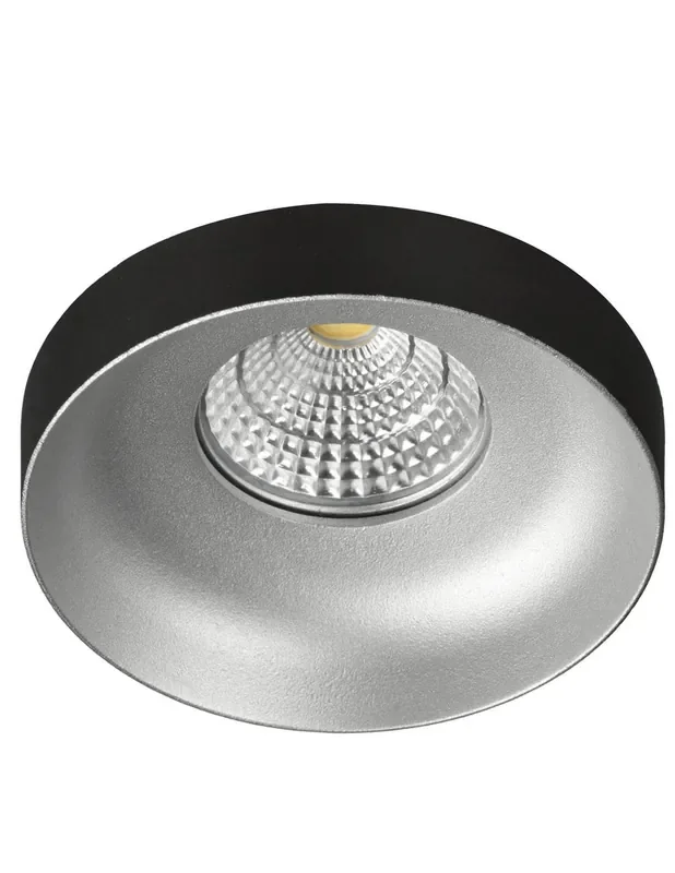 Empotrable para Falsos Techos Negro/Plata 2CM