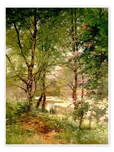 En el bosque de cuento de hadas. de Ernest Parton Bridgeman Images