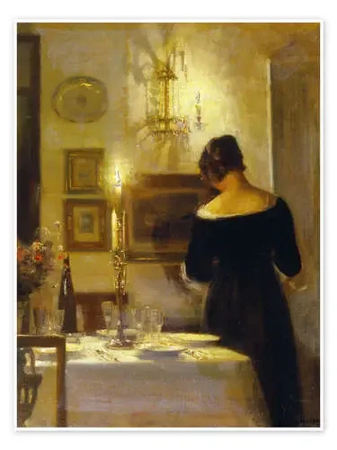En el comedor de Carl Holsøe Bridgeman Images