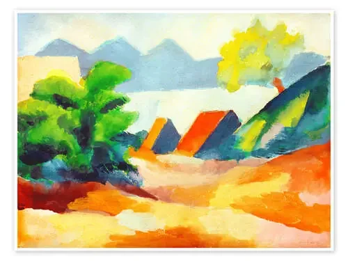 En el lago Thun I de August Macke akg-images