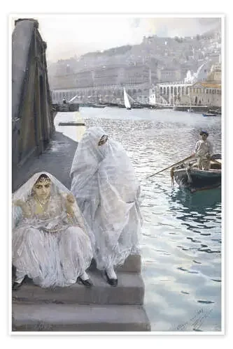 En el puerto de Argel de Anders Leonard Zorn Master Collection