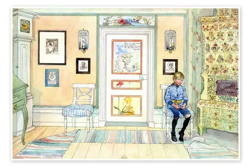 En la esquina de Carl Larsson Bridgeman Images
