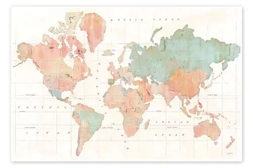 En todo el mundo III de Sue Schlabach Wild Apple Graphics