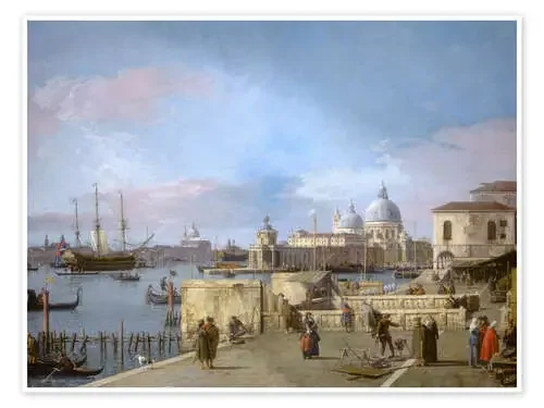 Entrance to the Grand Canal from the Molo, Venice de Antonio Canaletto Master Collection