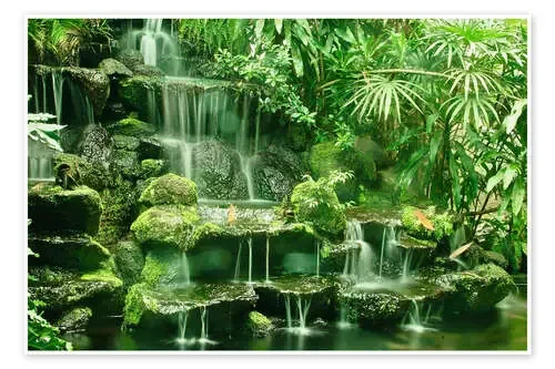 Erawan waterfall in the Erawan National Park imageBROKER
