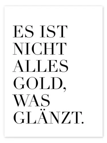 Es ist nicht alles Gold, was glänzt de Typobox Editors Choice