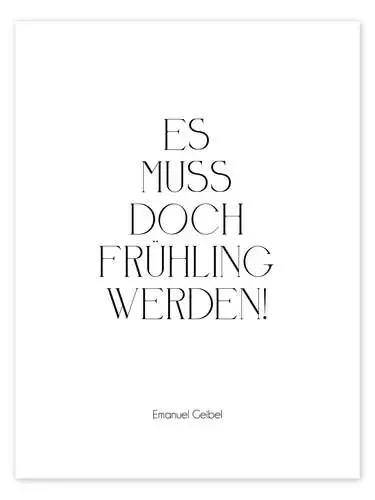 Es muss doch Frühling werden! de Typobox Editors Choice