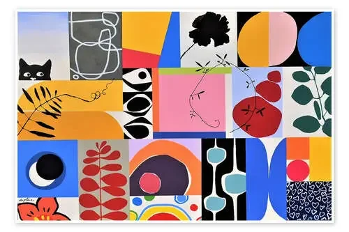 Esperando el verano – composición geométrica de Sophie Duplain