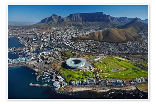 Estadio de Ciudad del Cabo y Table Mountain de David Wall Danita Delimont