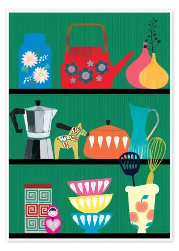 Estantería de la cocina de Taika Tori