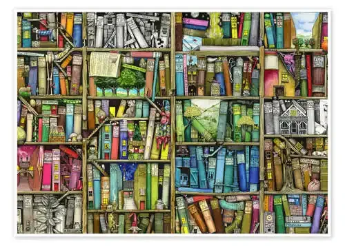 Estantería de libros de Colin Thompson MGL Licensing