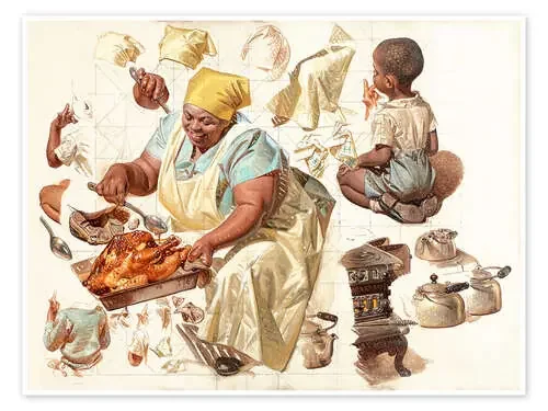 Estudiar, la cocinera de Joseph Christian Leyendecker Master Collection
