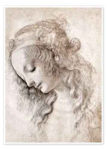 Estudio de María Magdalena de Leonardo da Vinci Master Collection