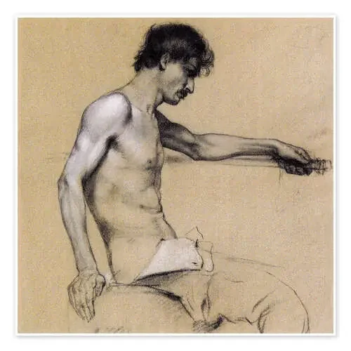 Estudio desnudo masculino de Koloman Moser Master Collection