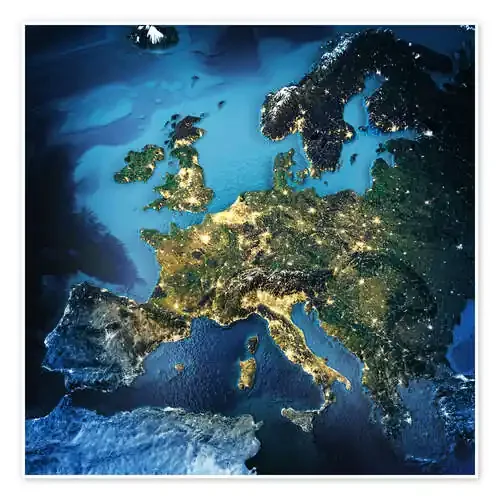 Europa desde el espacio por la NASA Editors Choice