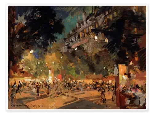 Evening Boulevard in Paris, 1907 de Konstantin Alexejewitsch Korovin ARTOTHEK