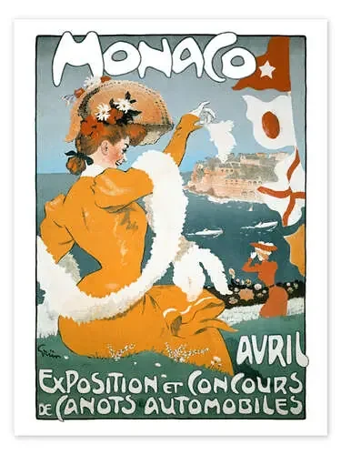 Exposición de Barcos a Motor, Mónaco 1905 de Jules Alexandre Grün akg-images