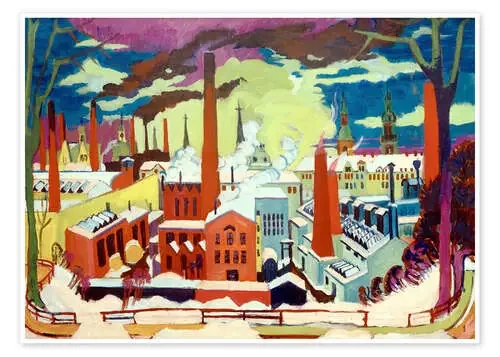Fábricas de Chemnitz de Ernst Ludwig Kirchner akg-images