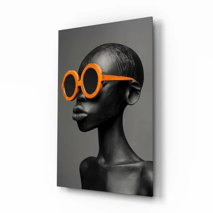 Faces of Colors Glass Wall Art Designer Collection – 28.5 » X 18 «