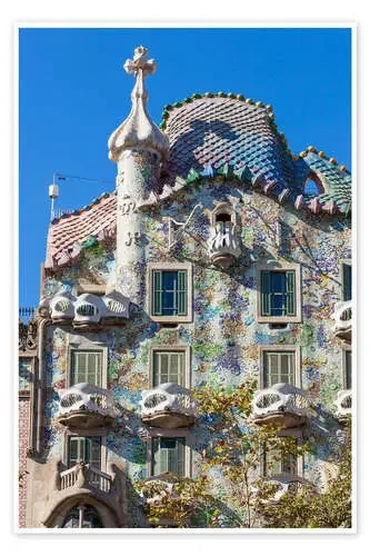 Fachada de la Casa Batlló, Barcelona de Neale Clarke Robert Harding