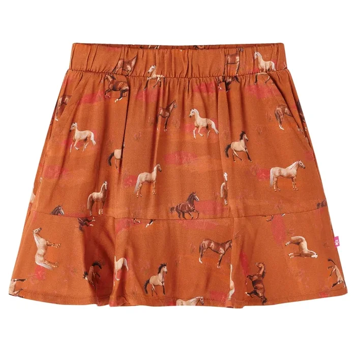 Falda infantil color coñac 116 (2)