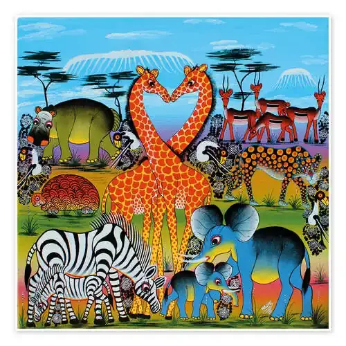 Families Savannah de Mrope Tanzania Art & Licensing