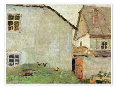 Farmhouses de Egon Schiele akg-images