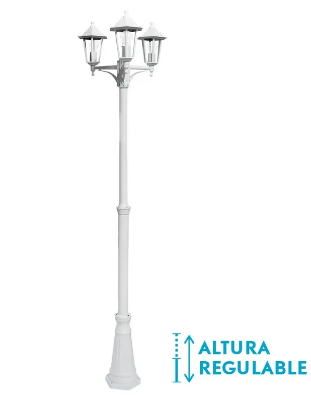 Farola Auriga 3 Luces Altura Ajustable
