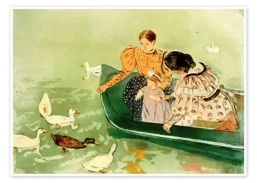 Feeding the Ducks de Mary Stevenson Cassatt akg-images