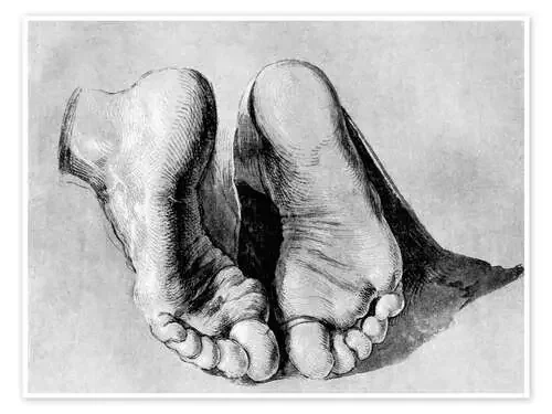 Feet of an apostle de Albrecht Dürer Master Collection