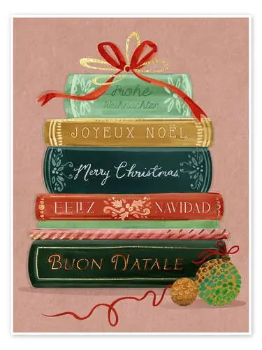 Feliz Navidad con libros internacionales de Victoria Nelson Advocate Art