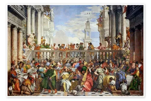 Fiesta de bodas en Caná de Paolo Caliari (Veronese) Master Collection