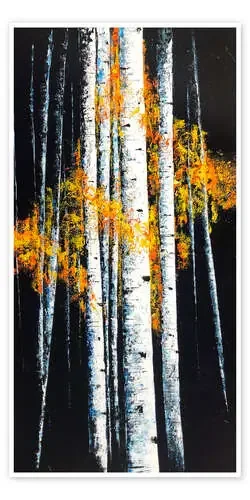 Filigree Birch Trunks de Eric Bourse