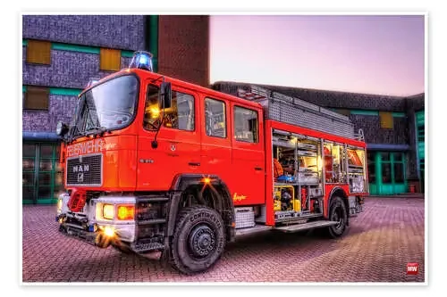 Fire brigade ladder truck de Markus Will
