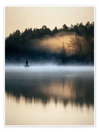 Fishing in the Early Morning Mist de articstudios