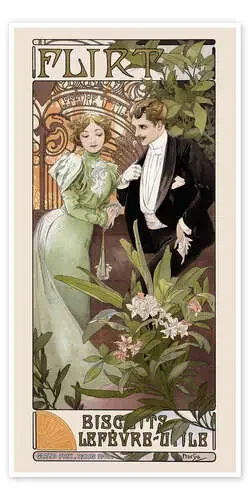 Flirt de Alfons Mucha Master Collection
