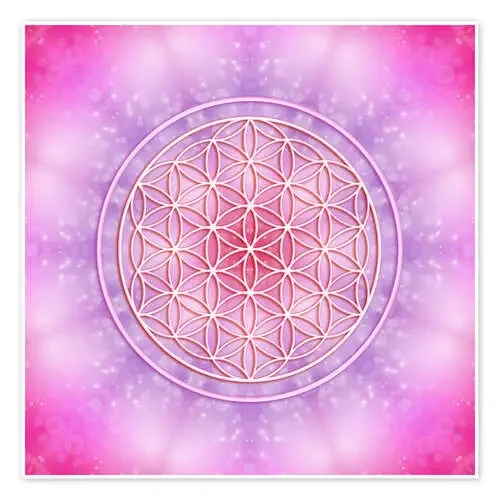 Flor de la vida, amor incondicional de Dolphins DreamDesign