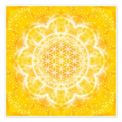 Flor de la vida, poder de la luz de Dolphins DreamDesign