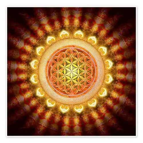 Flor de la vida, sol de Dirk Czarnota