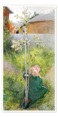 Flor de manzana de Carl Larsson Bridgeman Images