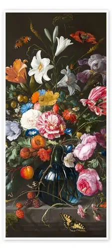Florero con flores de Jan Davidsz de Heem Master Collection