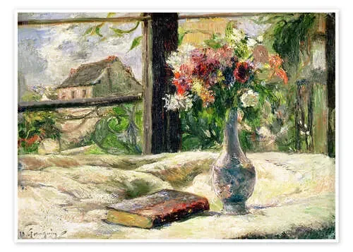Florero de flores de Paul Gauguin Master Collection