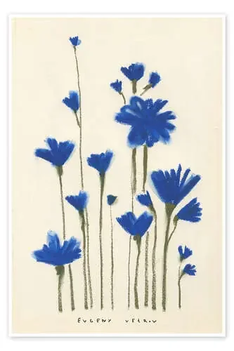 Flores azules de primavera de Evgeny Vetrov